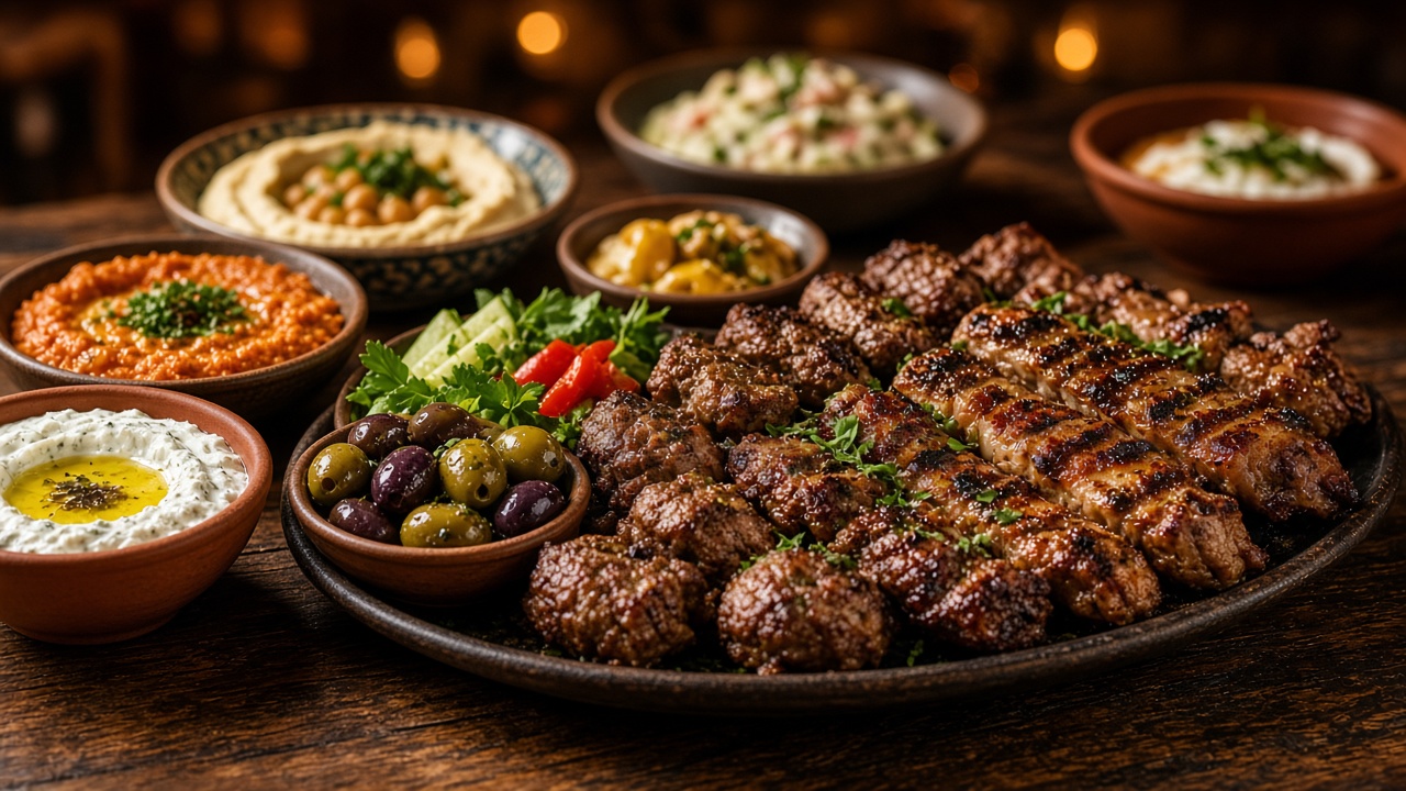 Bingöl meze ve ızgara tabağı